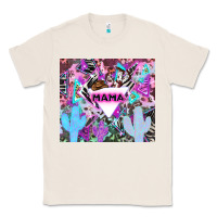 Natural mama cowboy western animal pattern neon Classic Tee - LillyAllenDesigns