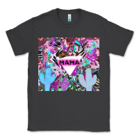 Smoke mama cowboy western animal pattern neon Classic Tee - LillyAllenDesigns
