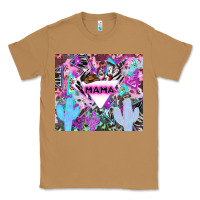 Toasted Coconut mama cowboy western animal pattern neon Classic Tee - LillyAllenDesigns