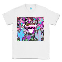 White mama cowboy western animal pattern neon Classic Tee - LillyAllenDesigns