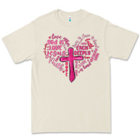 Bone jesus is love heart cross valentines day Premium Tee - MaliasSmallBusiness