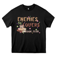 Black enemies to lovers book club Heavy Core Tee - MaliasSmallBusiness