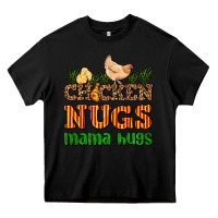 Black chicken nugs mama hugs Heavy Core Tee - AdoDesignShop