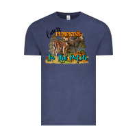 Vintage Denim Fall Cutest Pumpkin In The Patch Deer Vintage Tee - LillyAllenDesigns