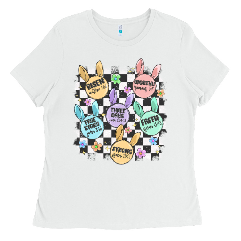 Easter Bunny Candy Ladies Tee by MaliasSmallBusiness | Teevron