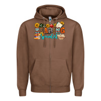 Chestnut reading specialist olivia Zipper Hoodie - OliviaCreatesArt
