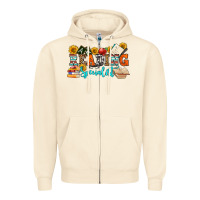 Sandshell reading specialist olivia Zipper Hoodie - OliviaCreatesArt