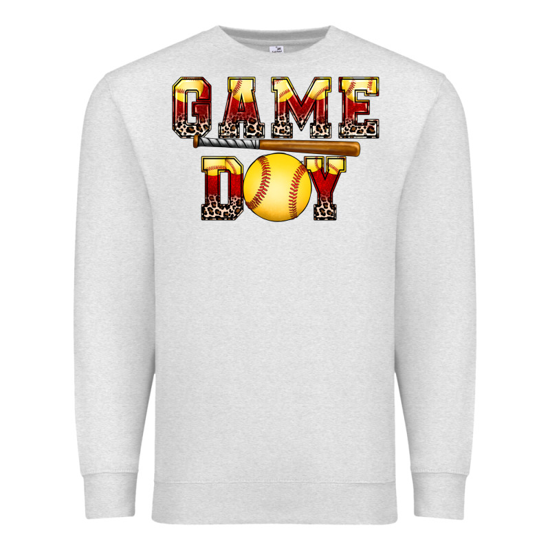 Game Day Softball Premium Sweatshirt by FaDigitalArtStudio | Teevron