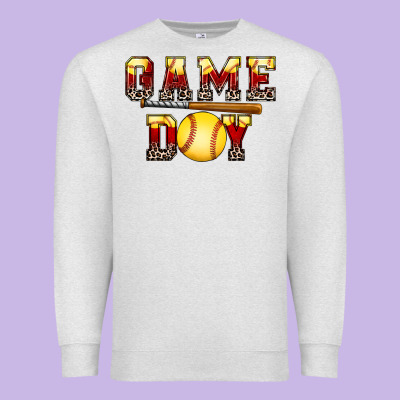 Game Day Softball Premium Sweatshirt Designed By Fadigitalartstudio
