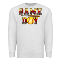 Oatmeal Heather game day softball Premium Sweatshirt - FaDigitalArtStudio