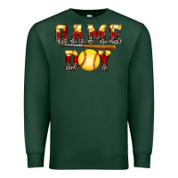 Sports Green game day softball Premium Sweatshirt - FaDigitalArtStudio