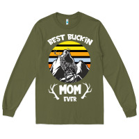 Army Green Best Buckin Mom Ever Long Sleeve Tee - Bettercallsaul