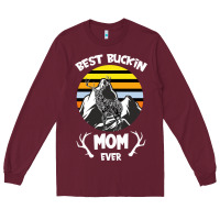 Burgundy Best Buckin Mom Ever Long Sleeve Tee - Bettercallsaul