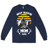 Navy Best Buckin Mom Ever Long Sleeve Tee - Bettercallsaul