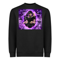Black gothic girl night Heavyweight Sweatshirt - TumblerDesignByShophia