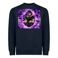 Navy gothic girl night Heavyweight Sweatshirt - TumblerDesignByShophia
