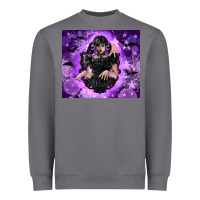 Gothic Girl Night Heavyweight Sweatshirt | Teevron