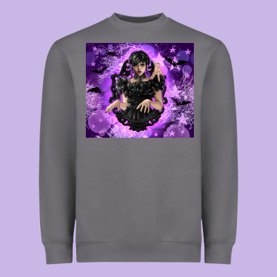Gothic Girl Night Heavyweight Sweatshirt Designed By Tumblerdesignbyshophia