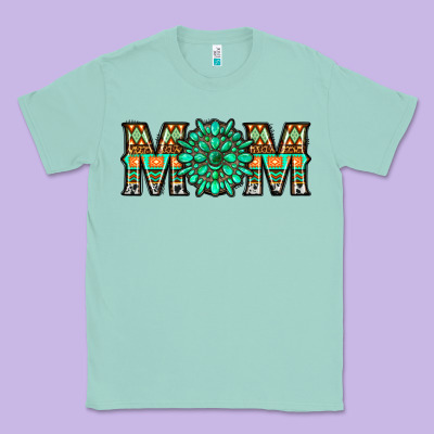 Gemstone Aztec Mom Classic Tee Designed By Lillyallendesigns
