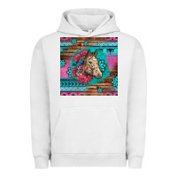 Pigment Lunar Rock floral horse Urban Hoodie - LillyAllenDesigns