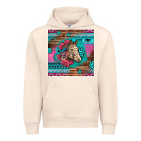 Sandshell floral horse Urban Hoodie - LillyAllenDesigns