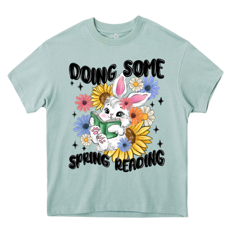 Doing Some Spring Reading Heavy Core Tee by MaliasSmallBusiness | Teevron