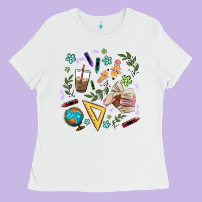 Teacher Tools Ladies Tee Designed By Maliassmallbusiness