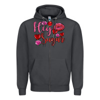 Smoke hey sugar with lips and candies olivia Zipper Hoodie - OliviaCreatesArt