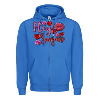True Royal hey sugar with lips and candies olivia Zipper Hoodie - OliviaCreatesArt