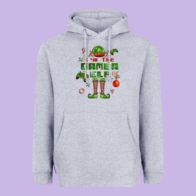 Im The Gamer Elf Heavyweight Hoodie Designed By Fadigitalartstudio