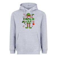 Heather Grey im the gamer elf Heavyweight Hoodie - FaDigitalArtStudio