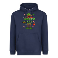Navy im the gamer elf Heavyweight Hoodie - FaDigitalArtStudio