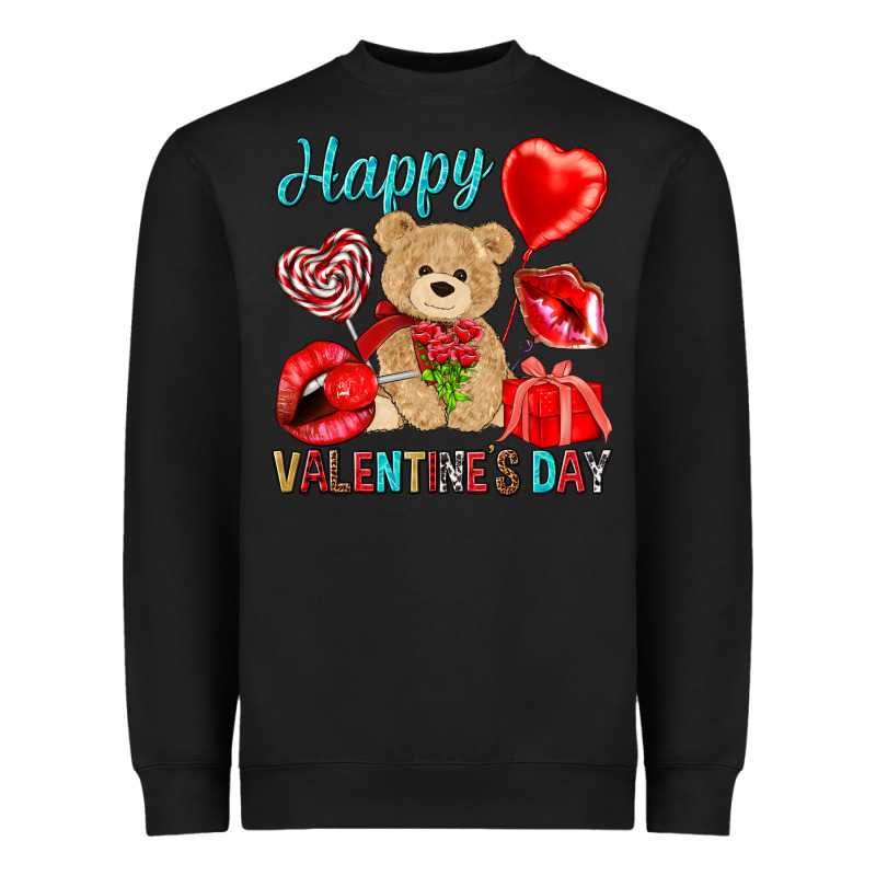 Happy Valentines Day Valentine's Day Heavyweight Sweatshirt by HowdyJamesFarm | Teevron
