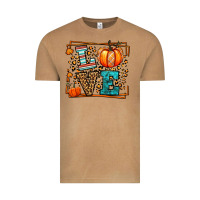 Vintage Camel Fall Autumn Leopard Love Pumpkin Vintage Tee - LillyAllenDesigns