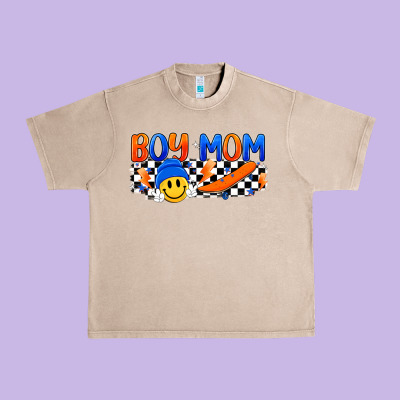 Boy Mom Urban Heavy Tee Designed By Artiststas