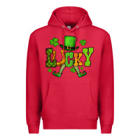 Cardinal St. Patrick's lucky leprechaun Premium Hoodie - OliviaCreatesArt