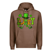 Chestnut St. Patrick's lucky leprechaun Premium Hoodie - OliviaCreatesArt