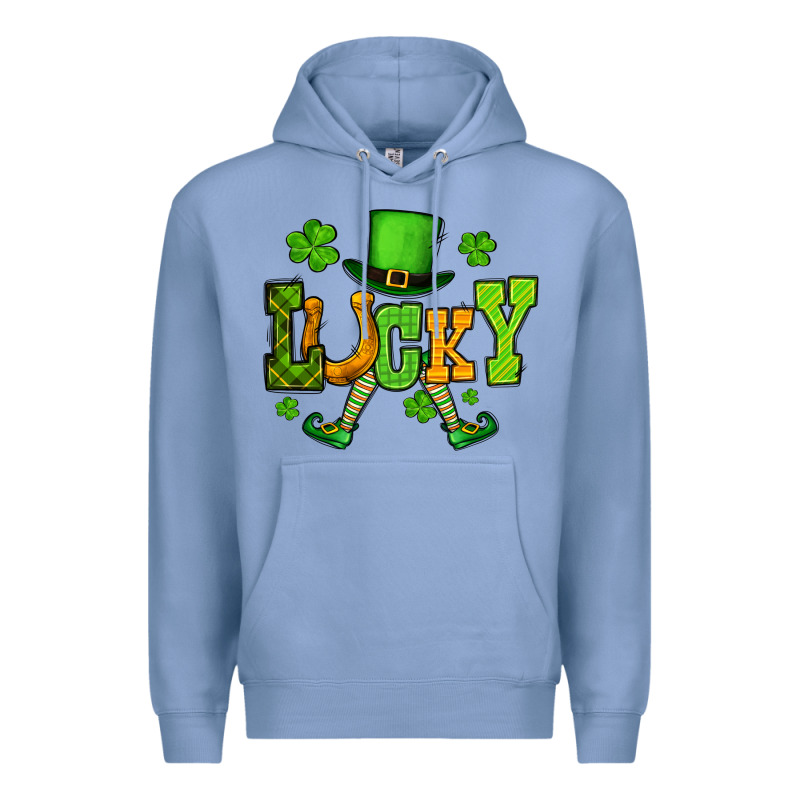 St. Patrick's Lucky Leprechaun Premium Hoodie by OliviaCreatesArt | Teevron