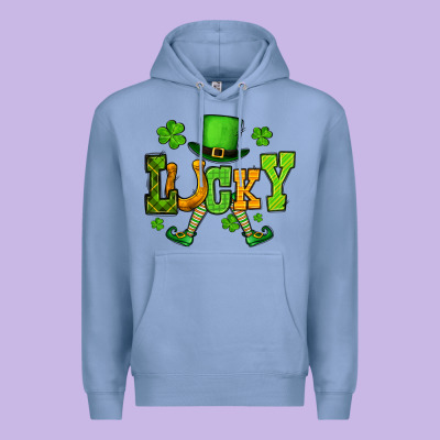 St. Patrick's Lucky Leprechaun Premium Hoodie Designed By Oliviacreatesart