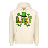 Sandshell St. Patrick's lucky leprechaun Premium Hoodie - OliviaCreatesArt