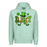 Seafoam St. Patrick's lucky leprechaun Premium Hoodie - OliviaCreatesArt
