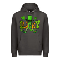 Smoke St. Patrick's lucky leprechaun Premium Hoodie - OliviaCreatesArt