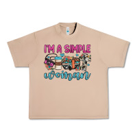 Burro i'm a simple woman Urban Heavy Tee - JahusDesignShop