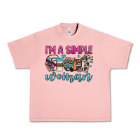 Salmon i'm a simple woman Urban Heavy Tee - JahusDesignShop