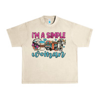 Sandshell i'm a simple woman Urban Heavy Tee - JahusDesignShop