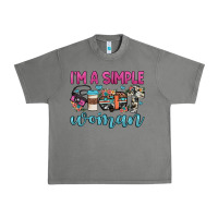 Tornado i'm a simple woman Urban Heavy Tee - JahusDesignShop