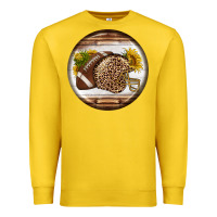 Lemon american football round earrings Premium Sweatshirt - BundleAndBundleShop
