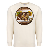 Sandshell american football round earrings Premium Sweatshirt - BundleAndBundleShop