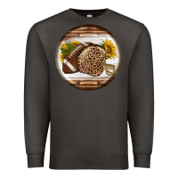 Smoke american football round earrings Premium Sweatshirt - BundleAndBundleShop