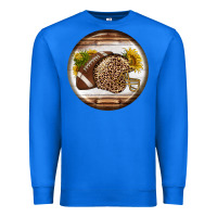 American Football Round Earrings Premium Sweatshirt | Teevron